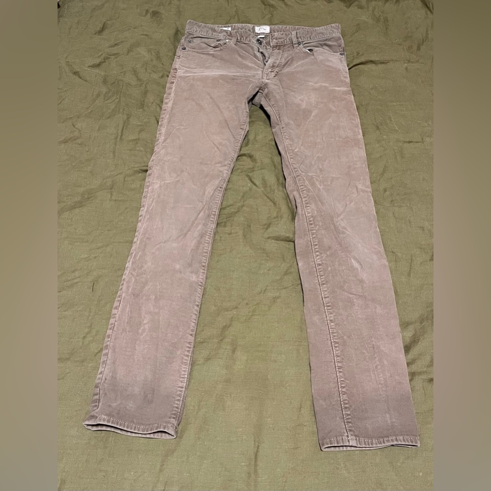 J. Crew 484 brown corduroy 30 x 34 pants